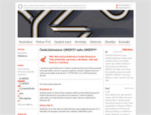 Tablet Screenshot of ceskaklavesnice.cz